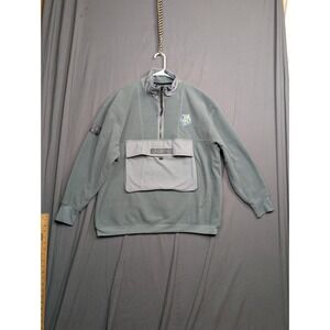 ACRUX Men's Fleece Pullover Quarter Zip Front‎ Pocket Sweatshirt Large